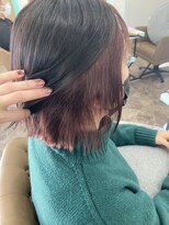 ヘアーディア みどり店(Hair...DiA) インナーワインレッド/ボルドー[伊勢崎]