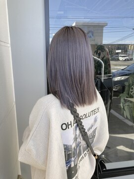 ナンバー(number+) 透明感カラー20代30代ダブルカラーブリーチグレージュアッシュ