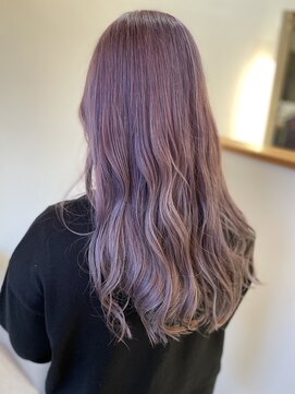 リール ヘアーアンドカンパニー(Rire Hair&Co.) フェミニン大人ロング/ピンクバイオレットカラー