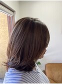やわらかシルバー　くびれボブ