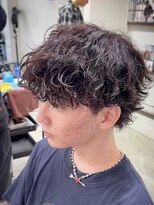 オーシャントーキョー ウエスト 心斎橋(OCEAN TOKYO WEST) 波巻きパーマメンズツイストスパイラルパーマツーブロック