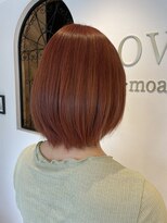 ラビスモア(Lovis moa)&nbsp;切りっぱなしボブ/ピンクブラウン/エアリーロング/美髪のススメ