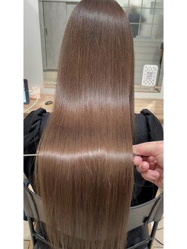 リースリー(Re.3 connecting beauty) Re.3式髪質改善☆『美髪エステ メテオ』＆透明感モカベージュ