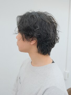 アーシェ 横浜店(A'SHE) 「メンズウルフ」・無造作パーマ