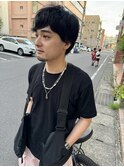 オーソドックスなマッシュベースカット