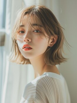 ルシードスタイル プルス(PLUS)の写真/髪質に合わせた薬剤を使用し、髪に優しく艶のある仕上がりに♪あなたに似合うカラーを提案☆［丹波橋］