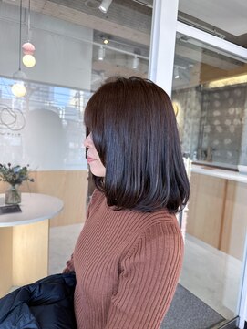 ワッカ(wacca) フラットボブ 質感調整 ゆる巻き 丸み