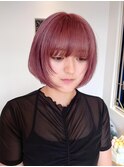 ピンクグレージュ