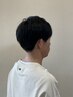【メンズ限定】メンズカット+クイックトリートメント+眉毛カット