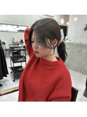 顔まわりカット/顔まわりレイヤー/韓国ヘア/姫路