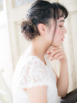 モッズ ヘア 福岡姪浜店(mod's hair) mod's姪浜/細めハイライトフィッシュボーン小顔ローシニヨンi