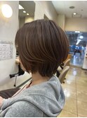 大人ショートボブ！愛されショート小顔見せ◎