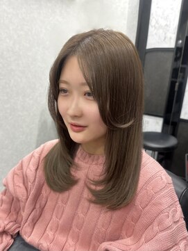 ピリオド 蒲田(Period.) 髪質改善/オリーブカラー/ブリーチなしカラー/蒲田/近藤