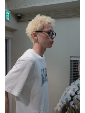 オーパスバイアンブルリュクス 池袋(Opus by ambleluxe) スパイキーショート/ケアブリーチ/ブロンド