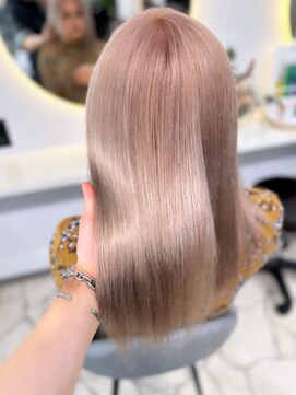 ラピス 福岡天神店(Lapis) やまでぃーハイトーンブリーチ&ダブルカラーエクステ髪質改善