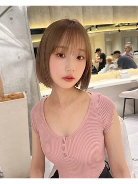 ロンド マーレ 天神大名店(Lond mare) 大人ガーリー/小顔/ミディアムレイヤーカット/似合わせカット