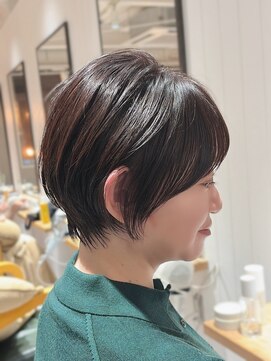 アーツ 茅ヶ崎(arts) ショートカット20代30代40代前髪あり面長丸顔ショートボブ