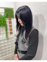 イト(ito)&nbsp;ブルーブラックネイビーブルーイヤリングカラー風エクシルバー