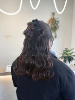 シアエミュー 新越谷店(SHEER emu)&nbsp;ハーフアップのカチモリ【新越谷・南越谷】