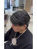白髪メッシュ/メンズハイライト/メンズカラー/大田区/下丸子