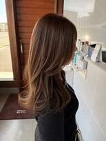 リドル ヘアー 駒生店(Riddle HAIR) 柔らかミディアムレイヤー×くびれヘア