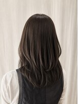 ココカラヘアー ニコ(cococara hair nico) ミディアムレイヤー/グレージュ/韓国ヘア