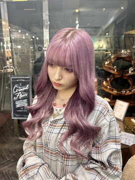 バイブアンドアネックス(VIBE & ANNEX) ハイトーン・ブリーチ【ピンクムラサキ】横浜/石川町/元町中華街