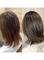 ヘアーメイク トレコローリ(hair make trecolori)&nbsp;透明感のあるオリーブグレージュ