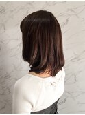 伸ばしかけヘアでも、まずはメンテナンスでうるツヤカラー☆