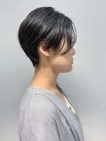 テトヘアー(teto hair) short(前下がりショート、ハンサムショート、黒髪)