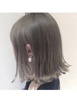 リー 枚方(Lee) ブリーチ×シルバーベージュ×オリーブカラー