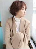 天神【BIRTH】ハンサムショート×ピンクグレージュ