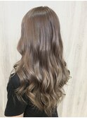 透明感☆アッシュブラウン☆大人かわいい ダメージレス イルミナ