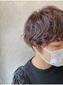 スタイリング簡単無造作パーマ^ ^