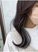 インナーカラー_パープルグレー_グレージュ88