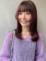 シュピール(Spiel)&nbsp;顔まわりのぷつっとラインで個性と深みのある暖色で大人っぽさを