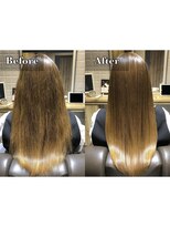 カミケンガレリア(kamiken. galleria)&nbsp;さらツヤ美カラー清潔感ロング髪質改善【カミケンガレリア】