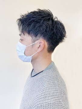 ビアンコ(BlANCO) ツーブロック　アップバング（堀江/四ツ橋)