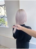 ホワイト/ピンク/ベージュ/ハイトーン/Wカラー/ケアブリーチ