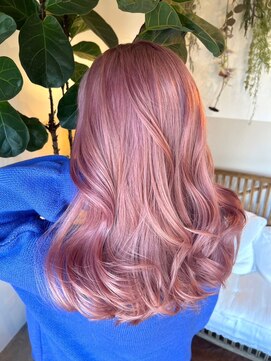 ヘアーデザインサロン スワッグ(Hair design salon SWAG) white pink