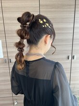 コアフィールドマサコ 北島店 ポニーアレンジ♪♪