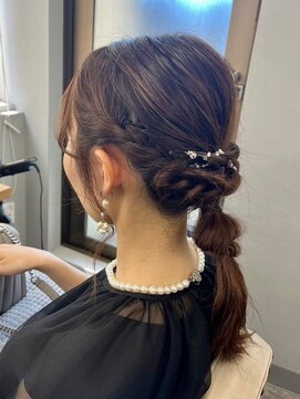 ナンバー アリア 三軒茶屋(N° aria) 《三軒茶屋 N°aria》編み込み×くるりんぱパーティセット