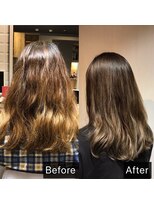 カミケンガレリア(kamiken. galleria)&nbsp;まとまる髪質改善なめらか上品ロング透明感【カミケンガレリア】