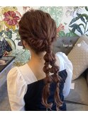ぽこぽこヘアセット♪