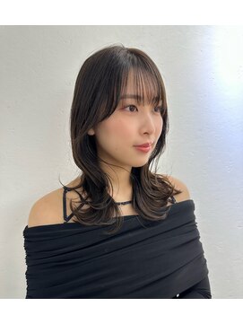 ヴィオットバイサロン(Viot by Salon) 2way バング 韓国前髪シースルーミディアム くびれへ ア顔周り