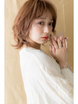 カバーヘア ブリス 北浦和(COVER HAIR bliss) ミルクティーアッシュオンブレボブウルフ315Y北浦和20代30代40代