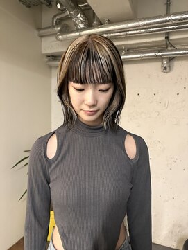 ノラ シブヤ(NORA) 【木原】ローライト ハイライト デザインカラー ブリーチカラー