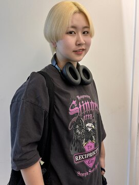 ゼスト パーク(ZEST PARK) 抜きっぱなしブロンド ハンサムショート 吉祥寺 学割U24《宮坂》