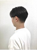 前下がりセンターパート
