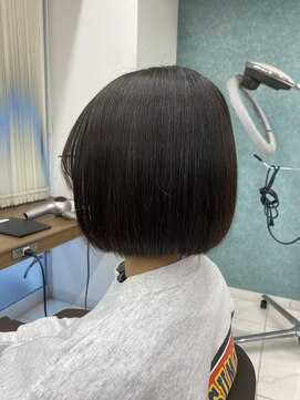 アッシュ 下北沢店(Ash) 縮毛矯正で叶う自然な内巻きボブ